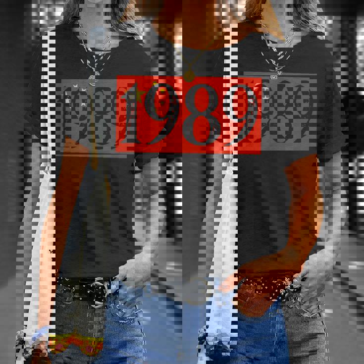 1989年天安門スクエア抗議ccp中国デザイン Tシャツ 彼女への贈り物