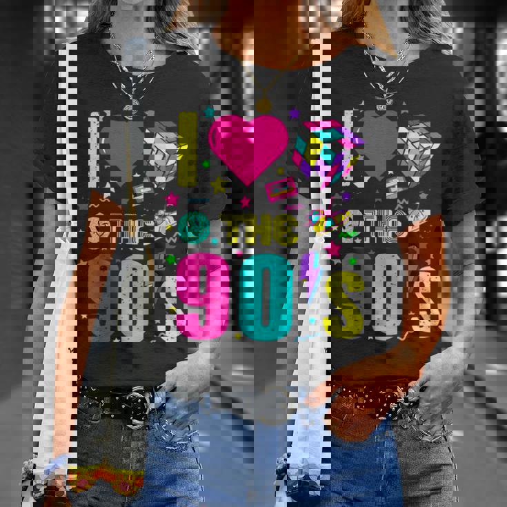 1990'S 90S Retro I Heart The Nineties Costume Party Tシャツ 彼女への贈り物