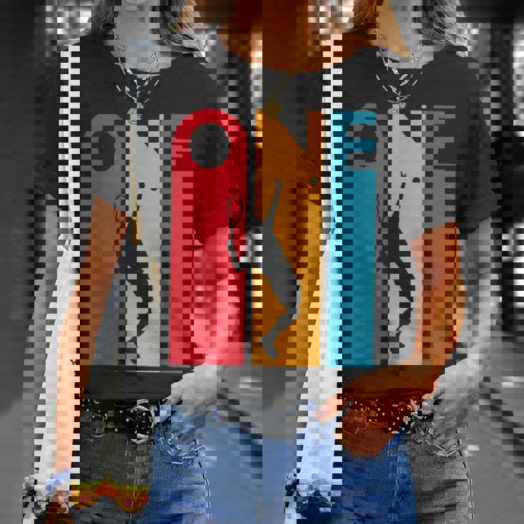 1歳の誕生日ギフト ヴィンテージ テニス 誕生日 1歳 Tシャツ 彼女への贈り物