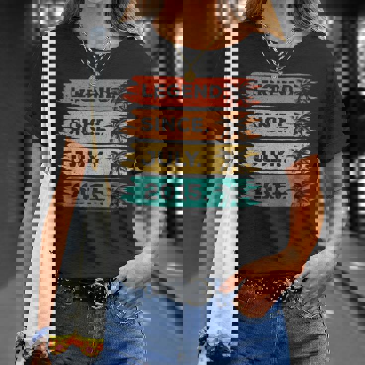 2015年7月 10歳の誕生日デコレーション ヴィンテージ 10歳の誕生日 Tシャツ 彼女への贈り物