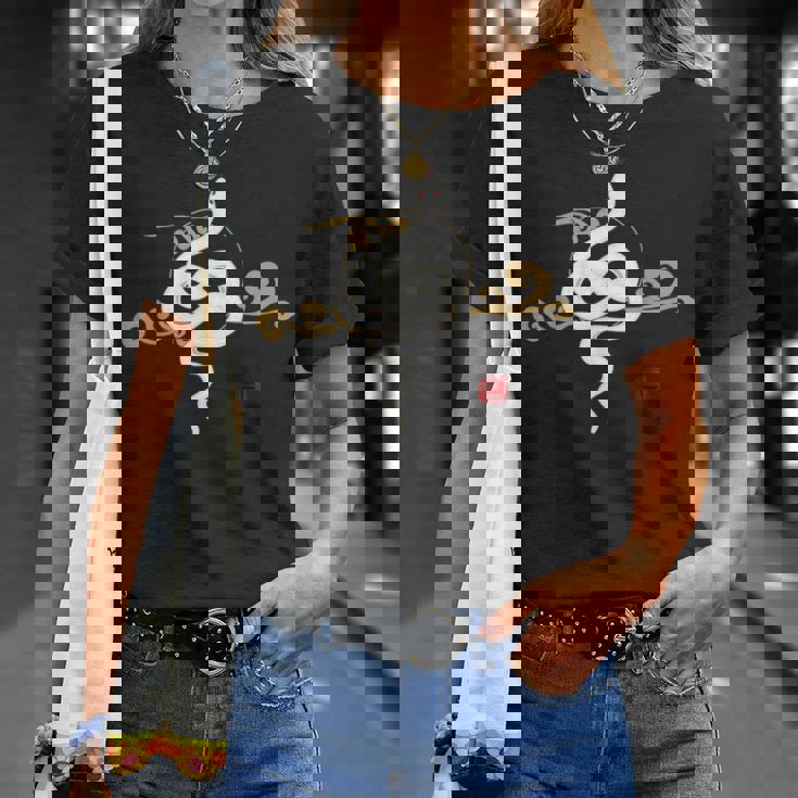 2025年、巳年、蛇、和風、白蛇デザイン Tシャツ 彼女への贈り物