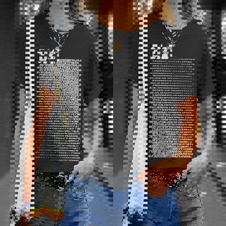 314 円周率の日 数学 非合理数 円周率 Tシャツ 彼女への贈り物