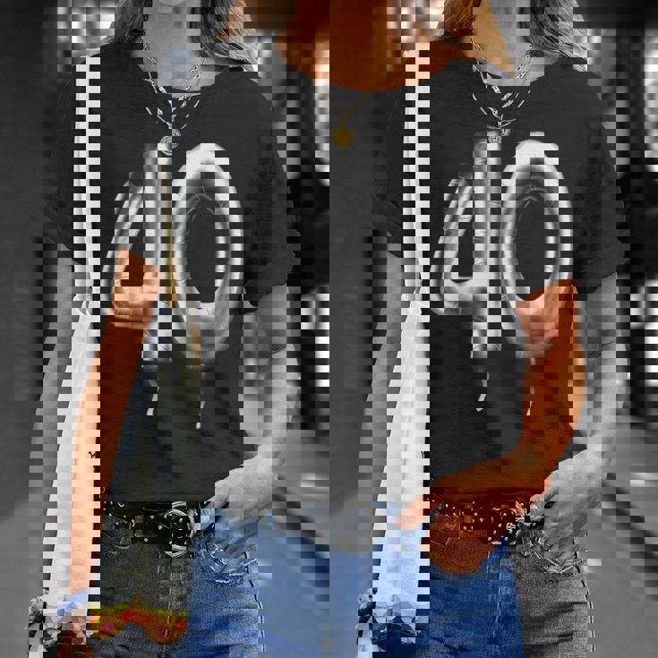 40歳の誕生日バルーン装飾バルーン40年目 Tシャツ 彼女への贈り物