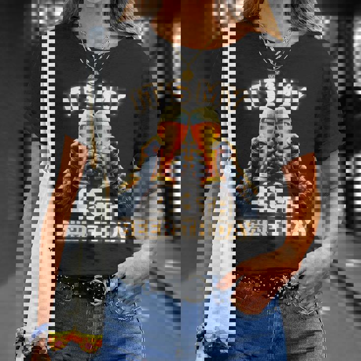 43歳の誕生日プレゼントのアイデアbeerthdayビール Tシャツ 彼女への贈り物