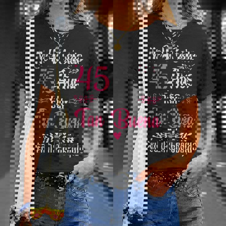 45 Cumpleaños 45 Años Hecha En 1980 Regalos Camiseta unisex Regalos para ella