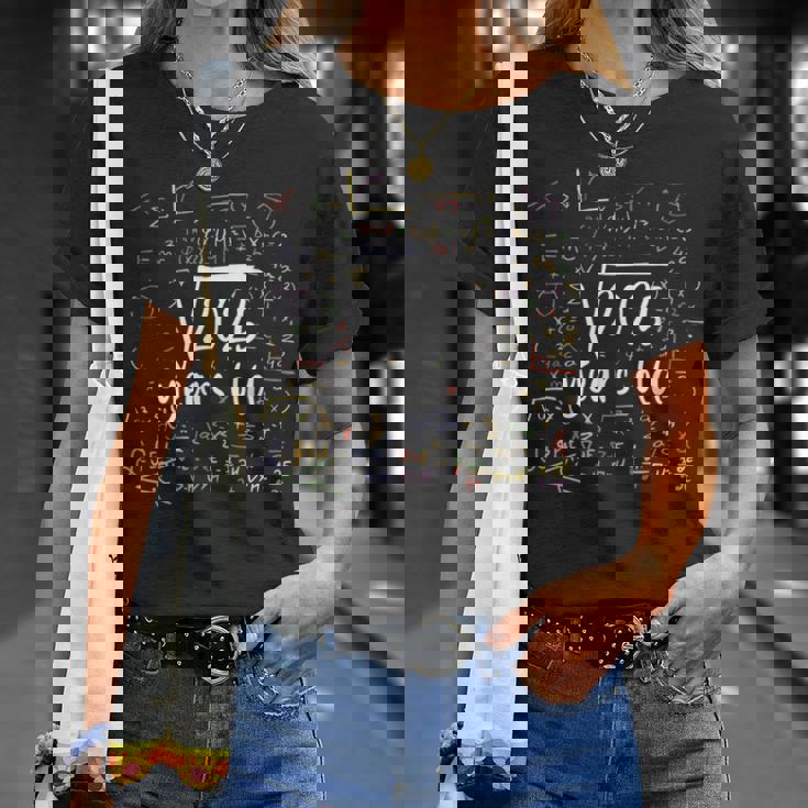 45歳の誕生日 45歳のプレゼント 数学の誕生日 2025年の平方根 Tシャツ 彼女への贈り物