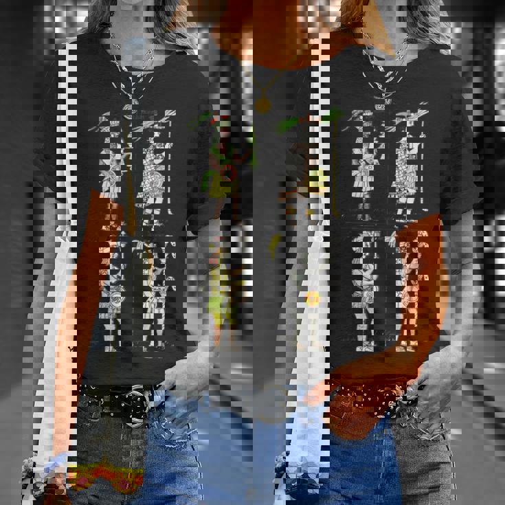 4つのアステカルーラー、フィレンツェコーデックス。 Tシャツ 彼女への贈り物