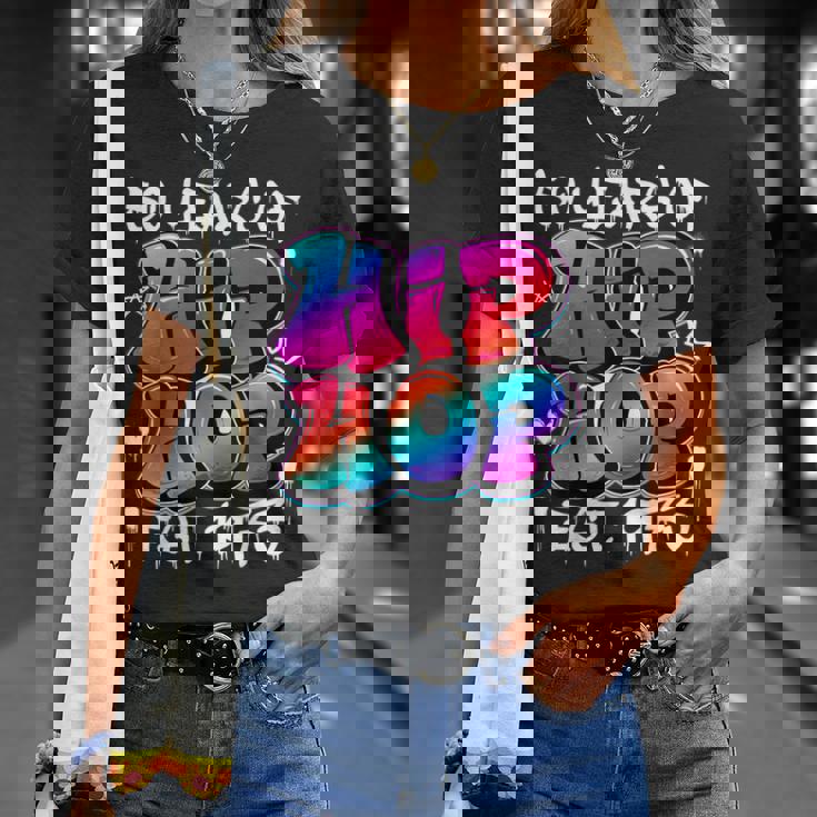 50 Years Old 50Th Anniversary Of Hip Hop グラフィティ ヒップホップ Tシャツ 彼女への贈り物