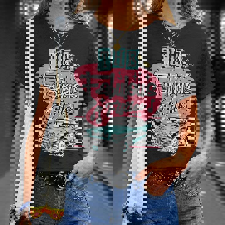 50年代ロカビリーヴィンテージ 1950年代服 レディース メンズ ソックス ホップ Tシャツ 彼女への贈り物