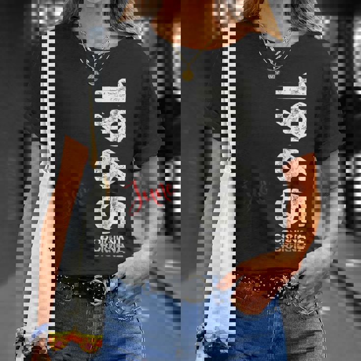 60 歳の誕生日 男性 オリジナル 6月 ヴィンテージ 1965 年 ギフト Tシャツ 彼女への贈り物