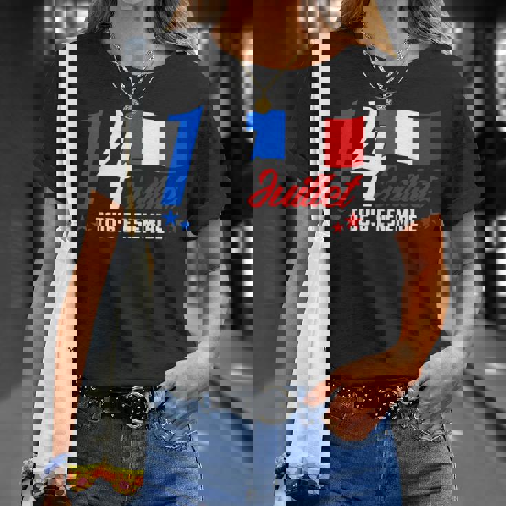 7月14日 全国共和党 フランス トリコロール Tシャツ 彼女への贈り物