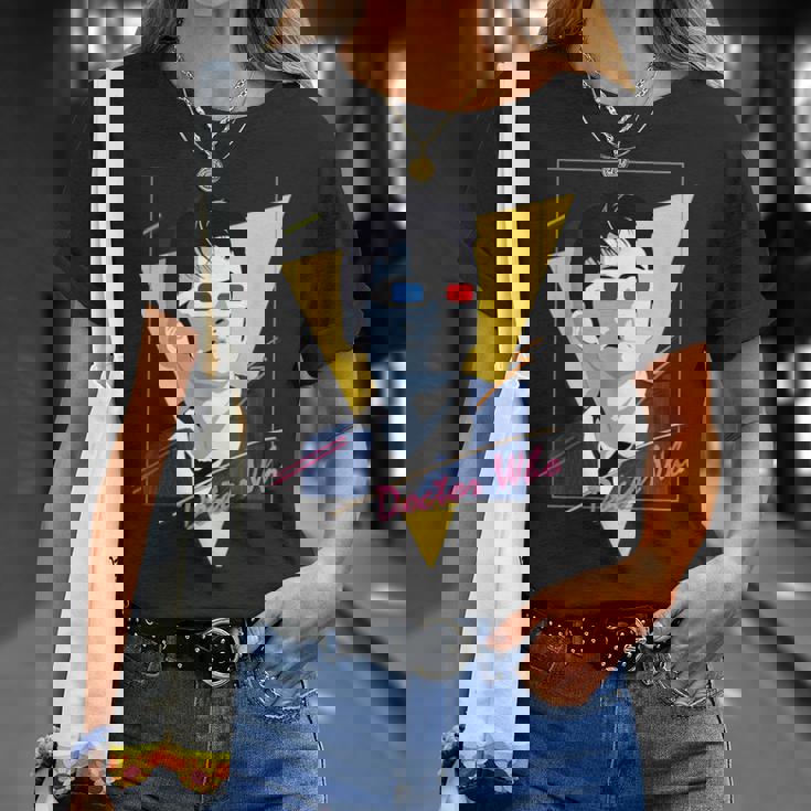 80年代テナントレトロタイムトラベラーsfファン。 Tシャツ 彼女への贈り物