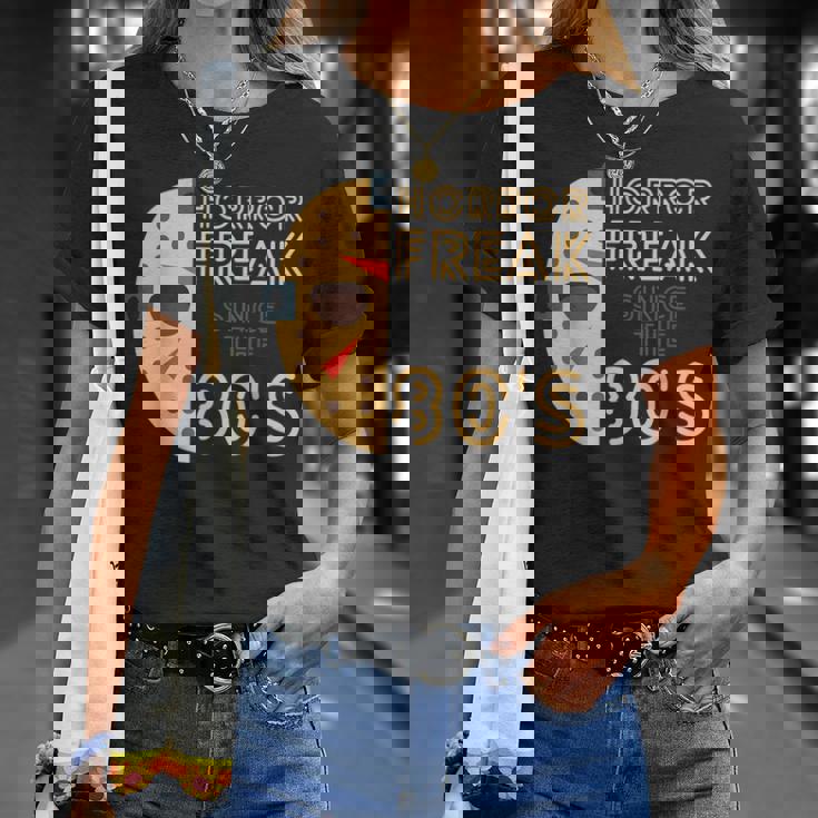 80年代以降のホラーフリーク、80年代スラッシャー映画 Tシャツ 彼女への贈り物