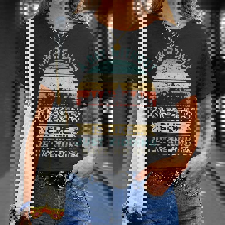 A Day Without Forestry 面白い林業ギフト Tシャツ 彼女への贈り物