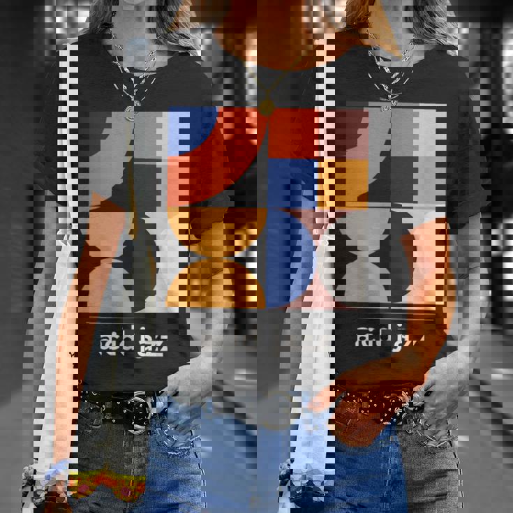 Acid Jazz ヴィンテージジャズミュージックバンド ミニマルtシャツ Tシャツ 彼女への贈り物