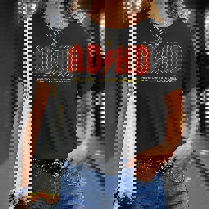 Adhd おもしろい Hey Look Aquirrel Adhd Tシャツ 彼女への贈り物