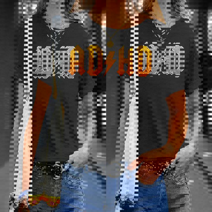 Adhd ロッカーtシャツ メンズ レディース キッズ Tシャツ 彼女への贈り物