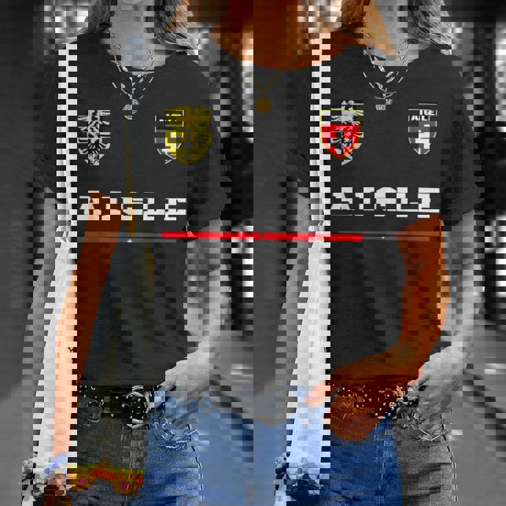 Aigle スポーツサッカージャージ フラッグ フットボール Tシャツ 彼女への贈り物