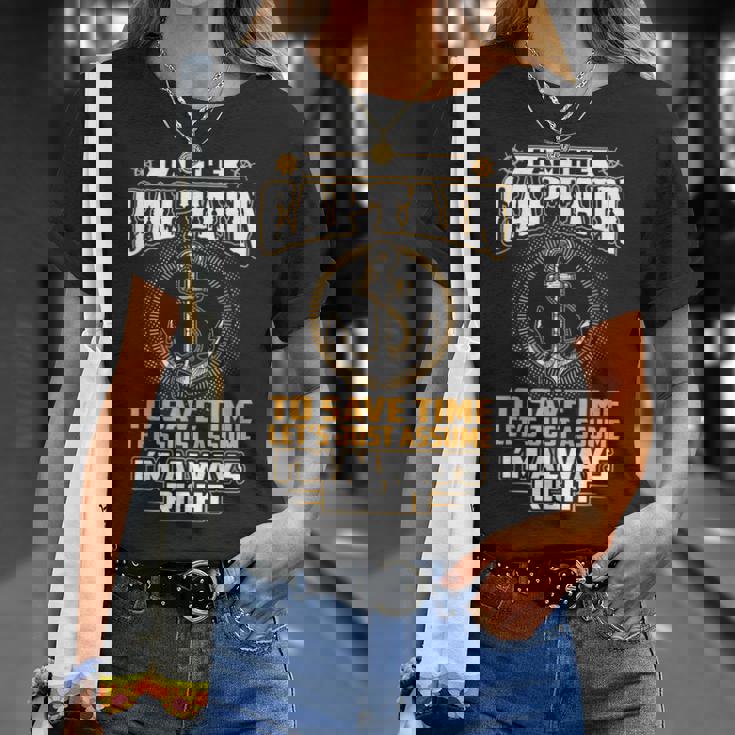 I Am The Captain Tシャツ 彼女への贈り物