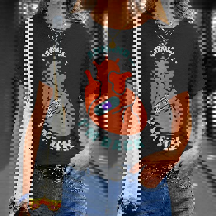 And I'm Back 生き残り バイパス 心臓発作 サバイバー 心臓 Tシャツ 彼女への贈り物