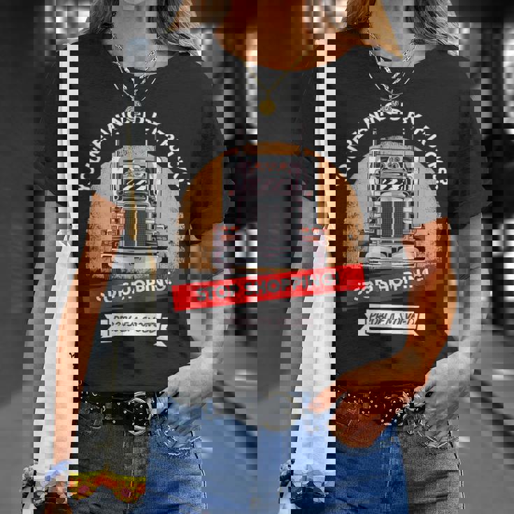 Annoyed By Trucks トラック ドライバー トラッカー Tシャツ 彼女への贈り物