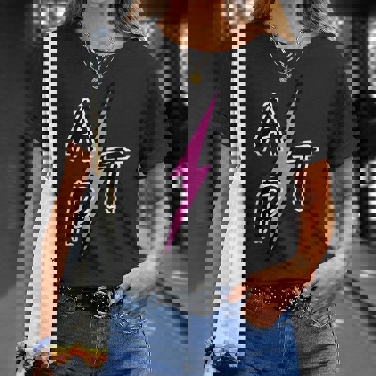 Aptアパツ、ピンクサンダー、トレンディファッション Tシャツ 彼女への贈り物