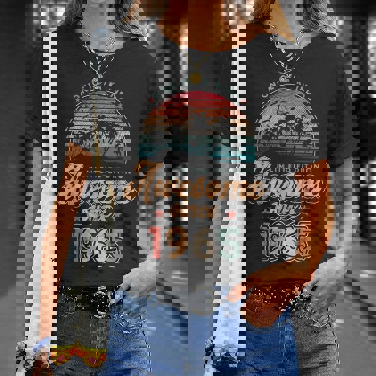 Awesomeince 1965 パームツリー 60歳の誕生日 Tシャツ 彼女への贈り物