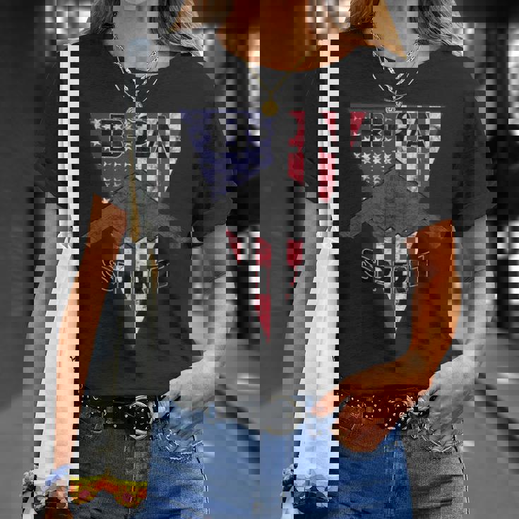 B-2 スピリット ステルス 飛行機 愛国心 飛行機 ビンテージ Tシャツ 彼女への贈り物