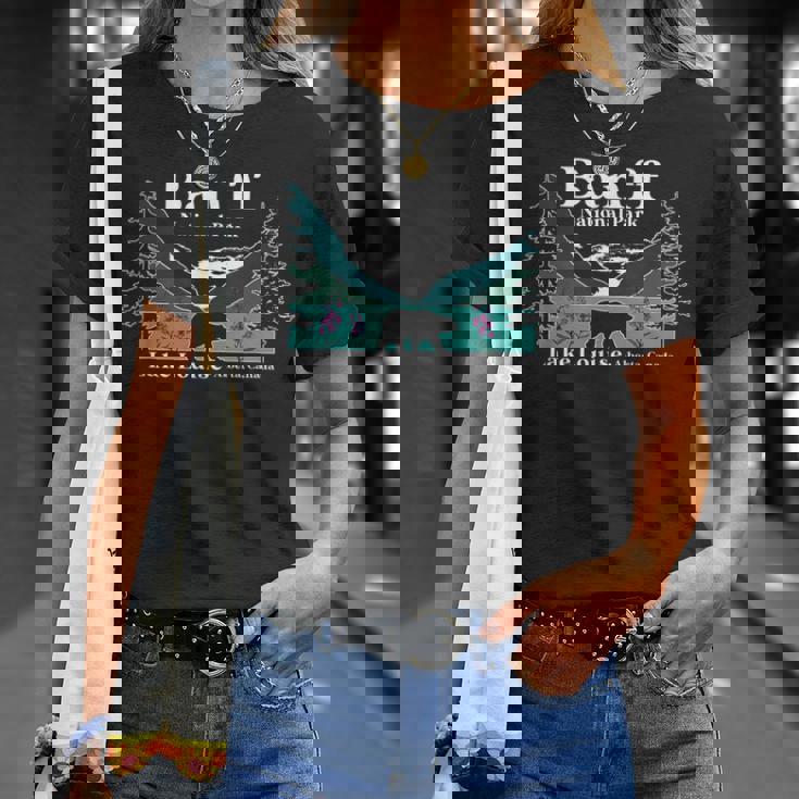 Banff National Park Lake Louise Alberta Canada Bärenberg Tシャツ 彼女への贈り物