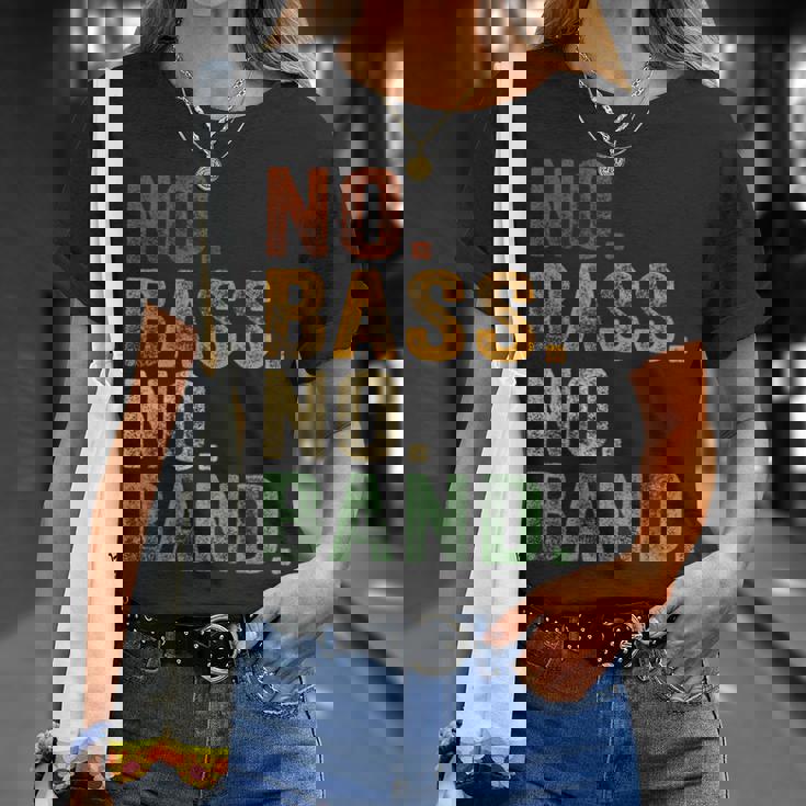 Bassist 楽器 エレキベース バンドなし Tシャツ 彼女への贈り物