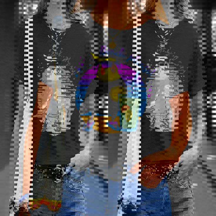 Beach Pleaseummer オカメインコ サングラス バーブ ミーム オウム Tシャツ 彼女への贈り物