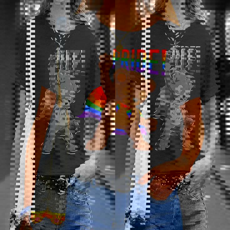 Bear I Lgbtq Flag I レインボー フラッグ I Gay Pride Tシャツ 彼女への贈り物