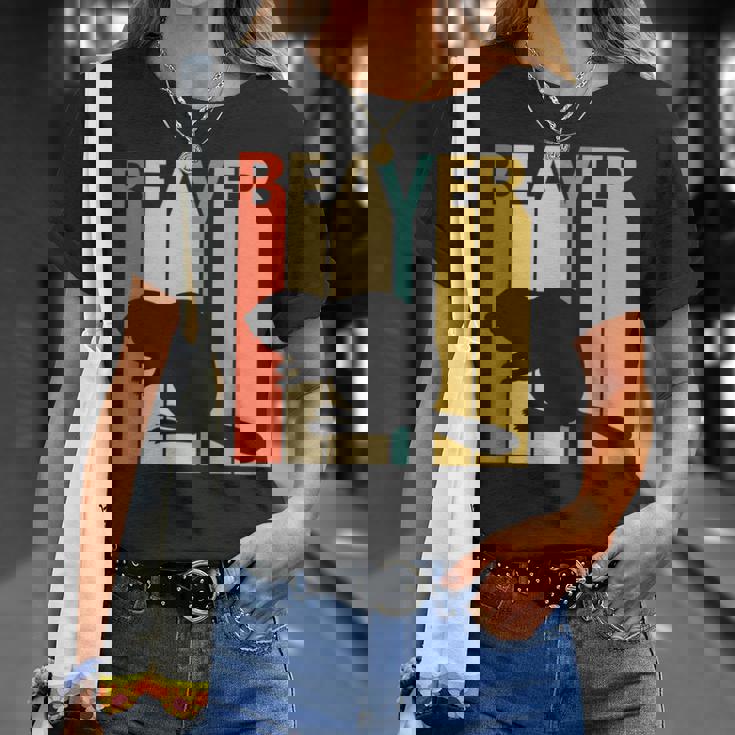 Beaver ビーバー 動物 Tシャツ 彼女への贈り物