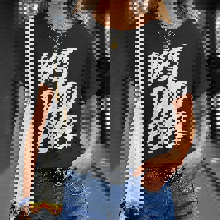 Best Dad Evertシャツプリント、Bester Father Der Welt、父の日 Tシャツ 彼女への贈り物