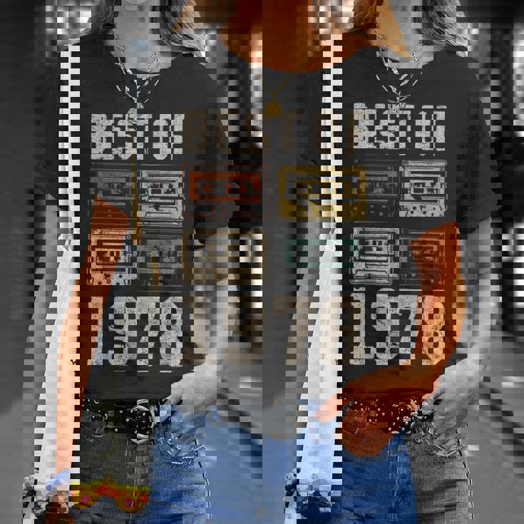 Best Of 1978 カセットテープ・レトロ 47歳の誕生日 Tシャツ 彼女への贈り物