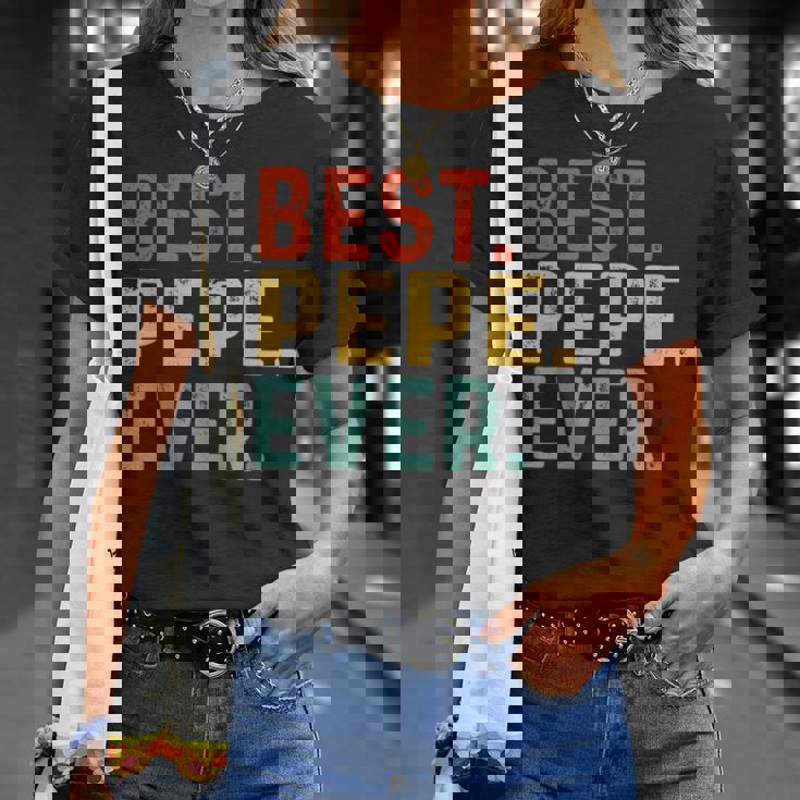 Best Pepe Ever レトロヴィンテージ ペペペへのユニークなギフト Tシャツ 彼女への贈り物