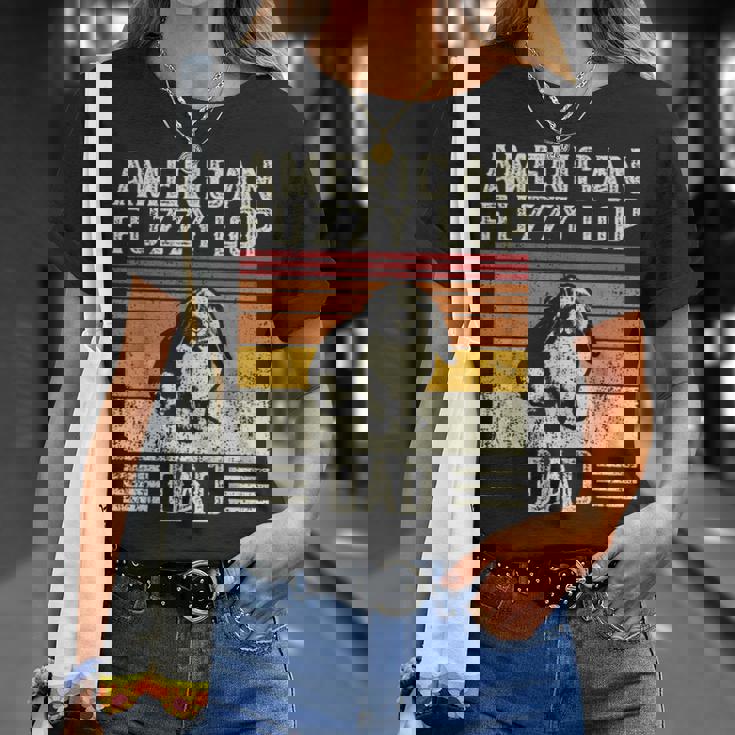 Best Rabbit Dad ヴィンテージアメリカンファジーロップ Tシャツ 彼女への贈り物