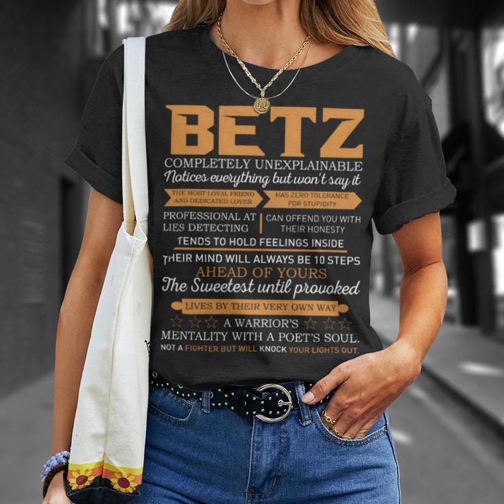 Betz Completely Unexplainable Notices Everything But Won’T Say It Name T-Shirt Gifts for Her