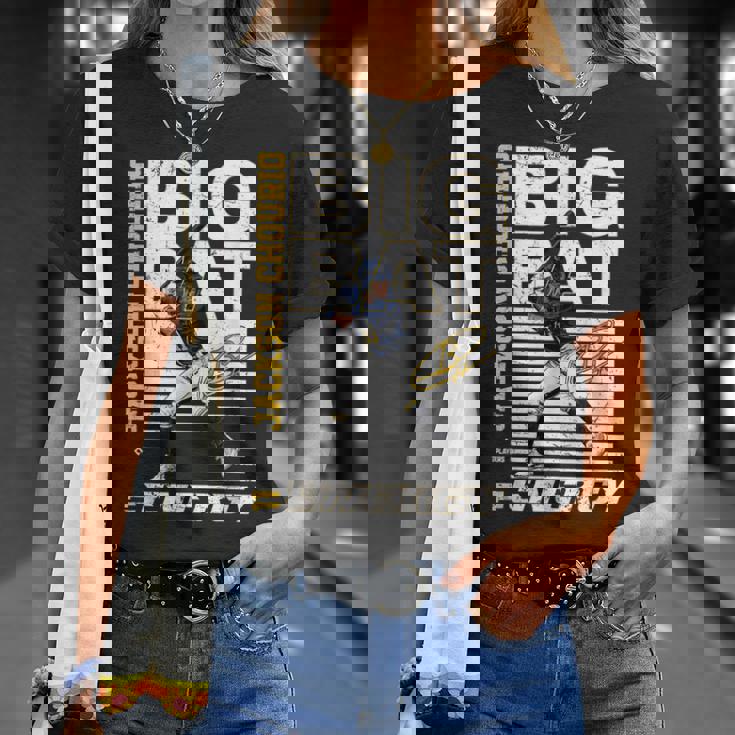 Big Bat Energy Jackson Chourio Milwaukee Baseball Mlbpa Tシャツ 彼女への贈り物