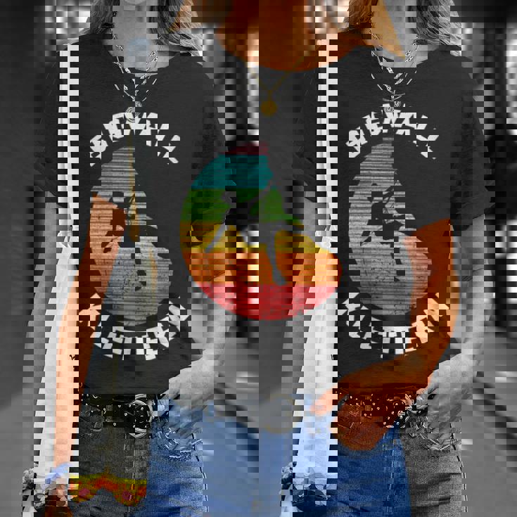 Bigwall Escalada De Rocas Cuello Camiseta unisex Regalos para ella