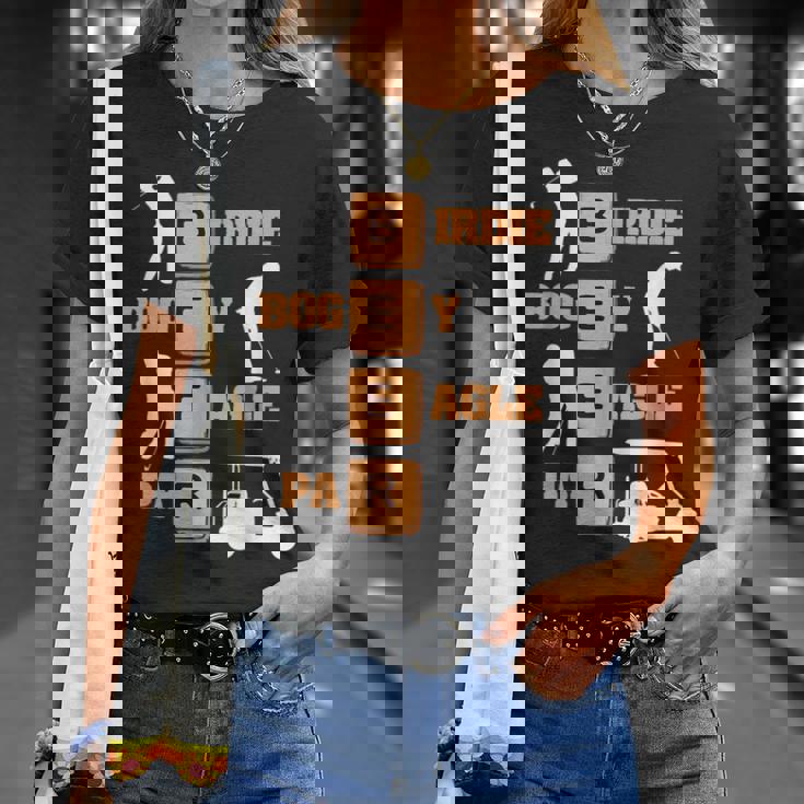 Birdie Bogey Eagle Par Beer ゴルフボール 面白いゴルファー Tシャツ 彼女への贈り物