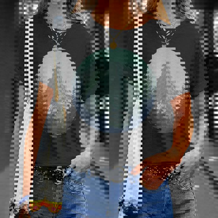 Blue Mountain Retrointage Hiking Camping Lover Glamper Tシャツ 彼女への贈り物