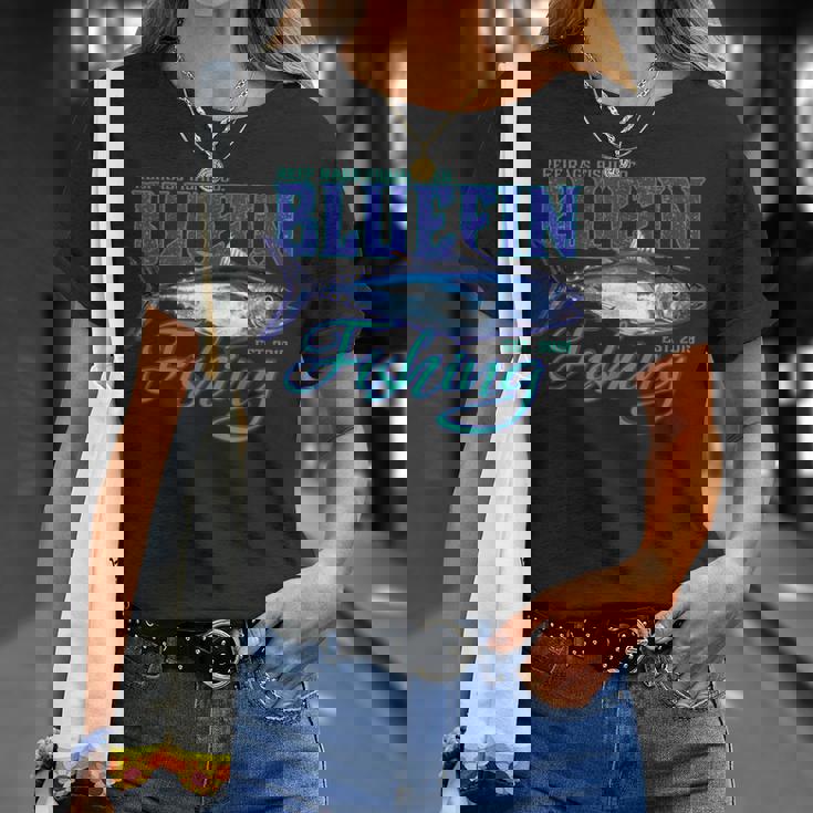 Bluefin マグロ ディープシーフィッシング Tシャツ 彼女への贈り物