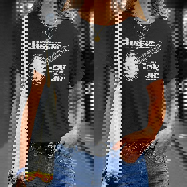 Bluegrass Is My Jam Banjo Musicintage Graphic Tシャツ 彼女への贈り物