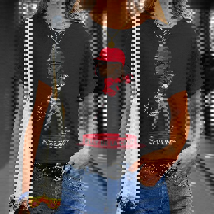 Bobblehead Elly De La Cruz Cincinnati Mlbpa Tシャツ 彼女への贈り物