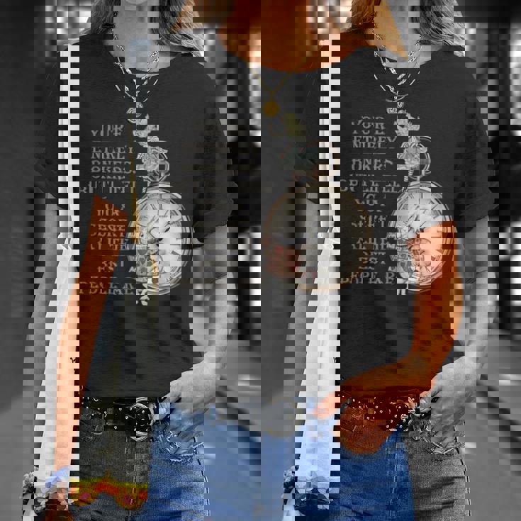 Bonkers Quote Time 不思議の国のアリス Tシャツ 彼女への贈り物