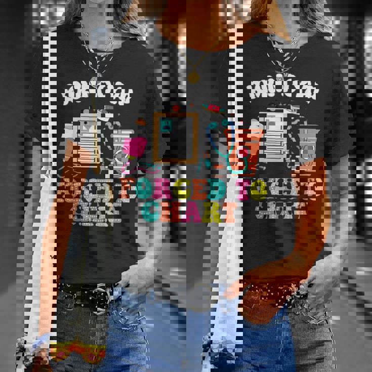 Born To Yap 強制的にチャートナース卒業 Tシャツ 彼女への贈り物