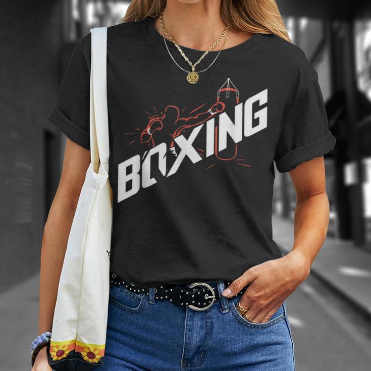 Boxeo Boxeo Boxeo Kickboxing Amante Boxeo Boxeador Camiseta unisex Regalos para ella