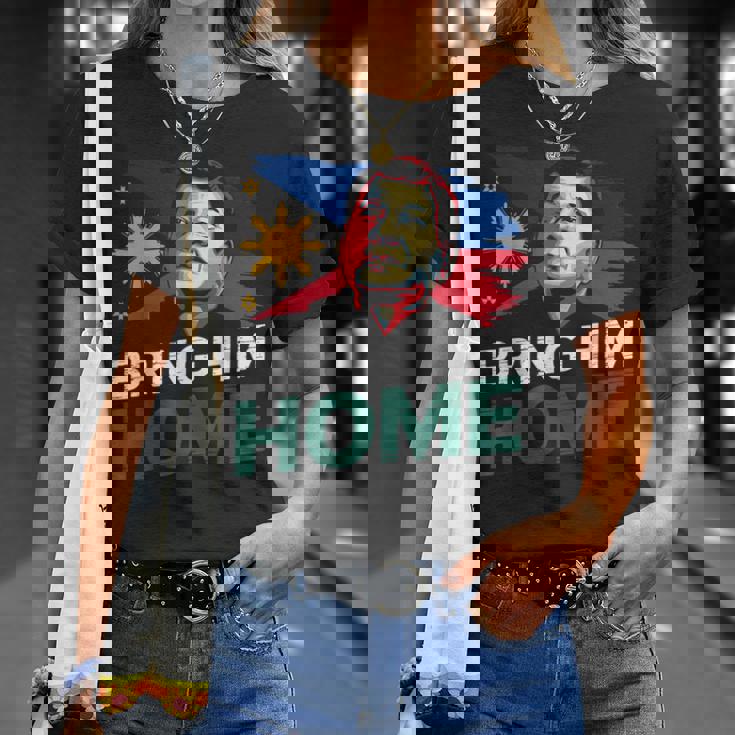 Bring Him Home サポーター Digong Duterte フィリピン Du30 Tシャツ 彼女への贈り物