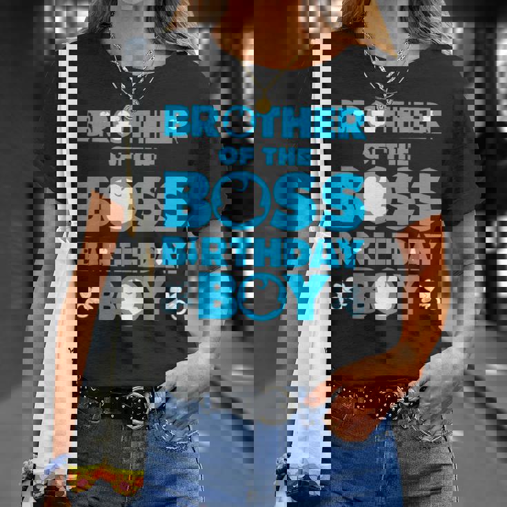 Brother Of The Boss 誕生日 男の子 赤ちゃん 家族 デコレーション Tシャツ 彼女への贈り物